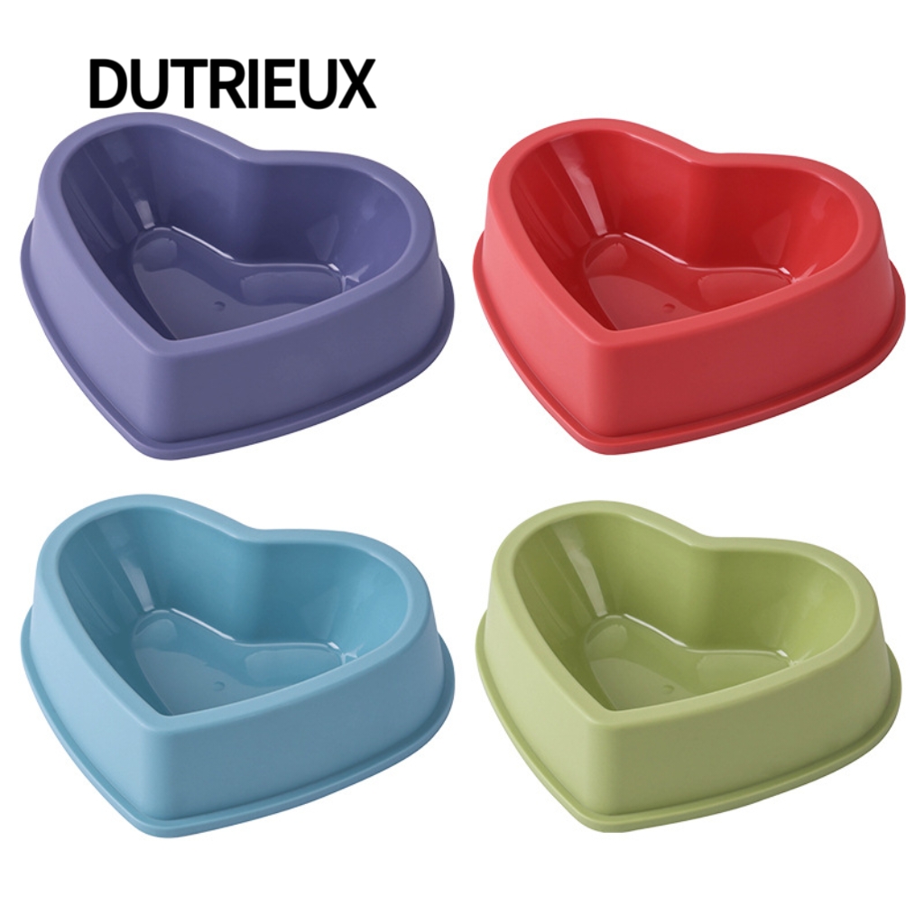 H1700 Economical double plastic pet bowl, large size, non-slip, easy to clean, and lightweight.
