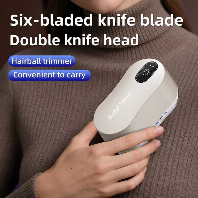 Double-Sided Fabric Shaver - Electric Lint Remover USB Rechargeable Clothes Shaver with Hair Collector for Sweater/Sweatshirt M251203 - view 3