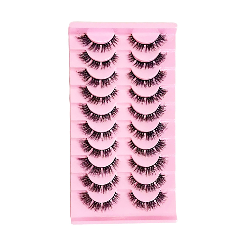 Thick curly eyelashes in one piece. High quality. The whole line is thick, curly, . Factory direct sales, supporting customization.