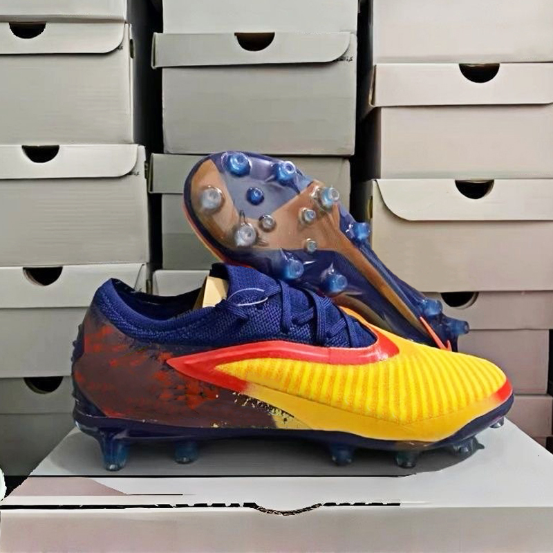 Lastest Designer Men Soccer Cleats Shoes Phantom GX III Elite FG Football Shoes Knit Style Youth Football Boots Sports Training Shoes 1001