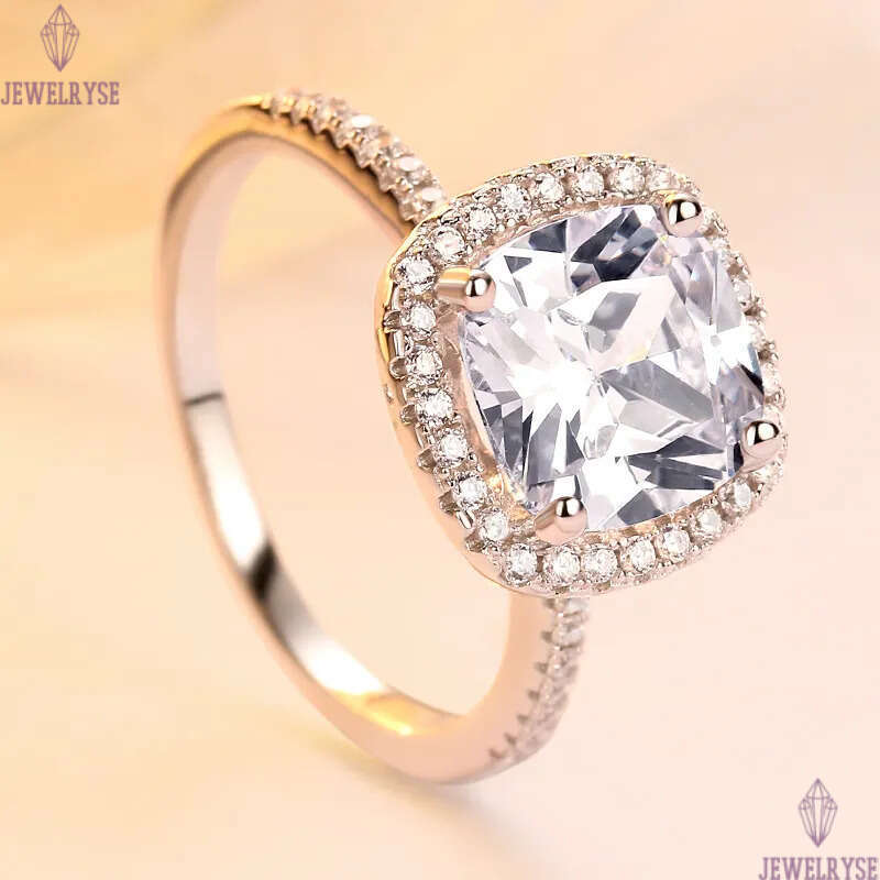 3.5ct diamond rose gold ring designer for woman wed luxury 925 sterling silver full 5A zirconia engagement wedding rings anniversary jewelry women gif