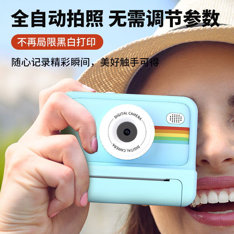 Digital Children Camera For Pography Mini Printer Portable Thermal Instant Print Po Kids Camera 28inch HD Video Toy Gifts250918