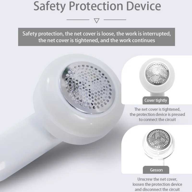 Electric Lint Remover 2 blades Portable Hair Ball Trimmer Fuzz Pellet Cut Fluff Machine Fabric Shaver From Sweater Clothes M251203 - view 5