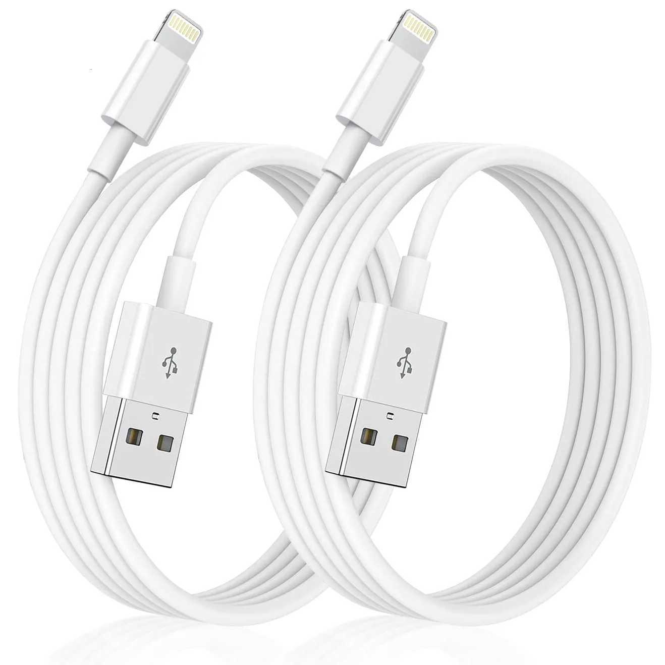 24A For USB Cable For iPhone 13 12 11 14 Pro Max XR XS Max 7 8 Plus iPad iPhone Charger Fast Charging Cable Accessories C251203