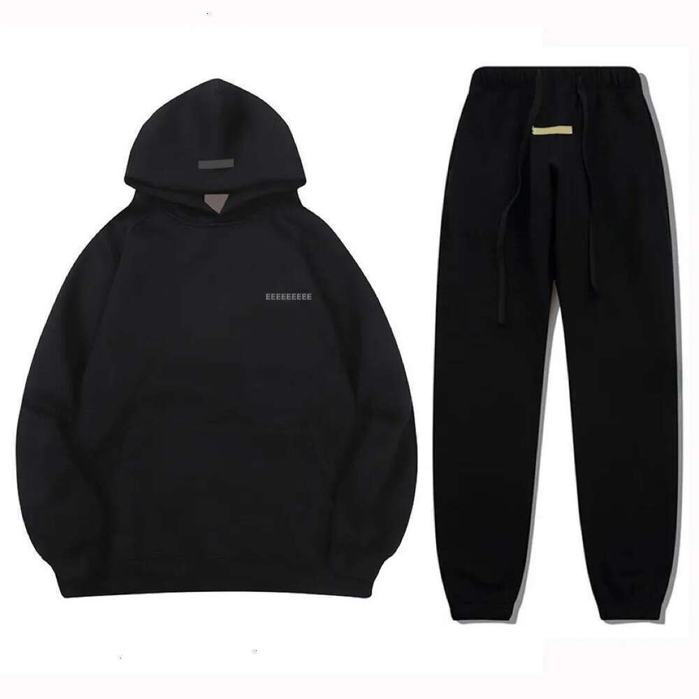 Essential Hoody Mens Classic Tracksuit Designer Hoodie Sweatshirts For Women Leisure Fashion Trends Minimalist Hoodies Set Casual Oversize With 3D Silicon