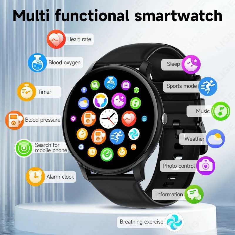LIGE Call Wen Smart Watch Men Sports Fitness Watches Rate Health Monitor Smartwatch Ladies For Android iOS C251203