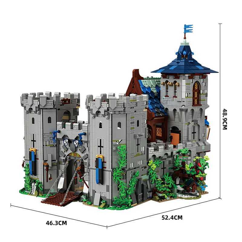 6640PCS Medieval Jungle Castle Building Blocks Forest Castle Model Bricks Desktop Decoration DIY Toys For Kids Holiday Gifts C251203