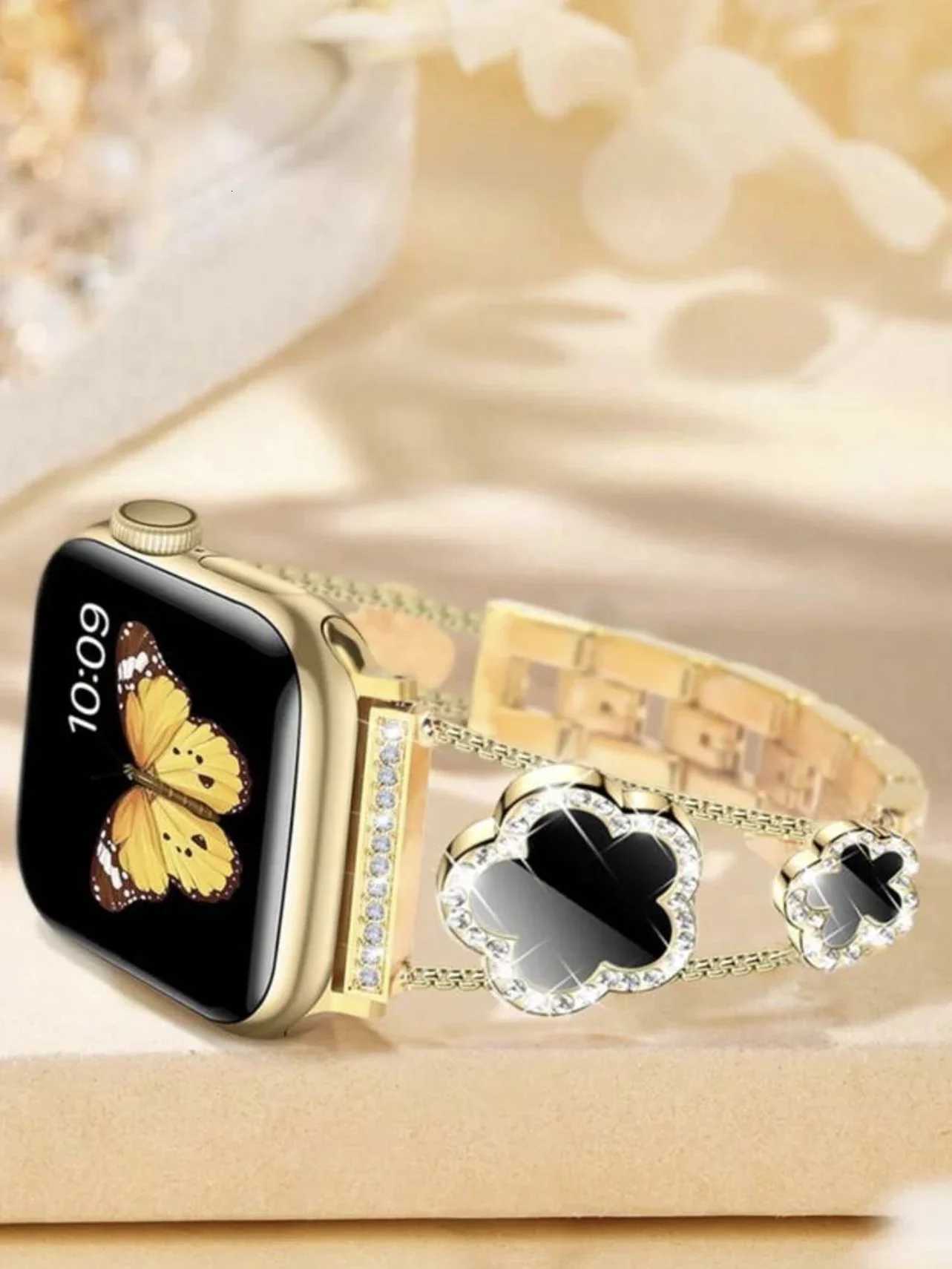 stainless steel bracelet link For Apple Watch band Women Series 11/8/7/6/10/9 40mm 41mm 38mm 42mm 44mm 45mm 46mm Strap Z251203