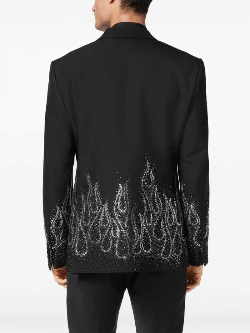 Luxury Men Suits Slim Fit 2 Pieces Jacket Pants Crystal Wedding Groom Tuxedo Prom Party Dinner Customized Ropa Hombre
