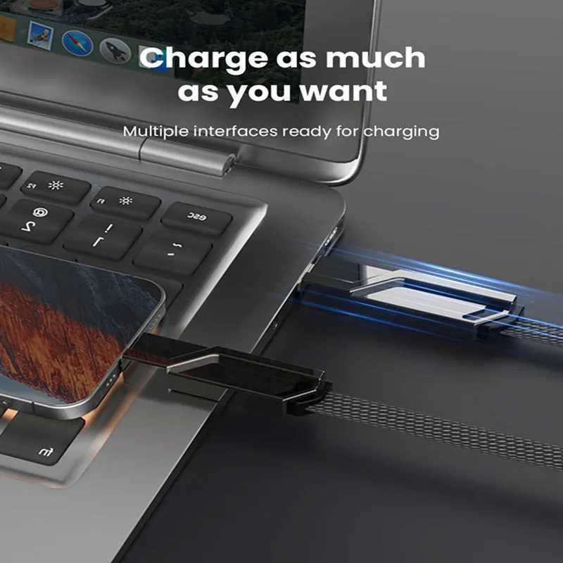 4 In 1 PD 65W USB Type C Data Cable Fast Charging For iPhone 15 14 13 12 11 Redmi Wire Cable Fast Charger C251203