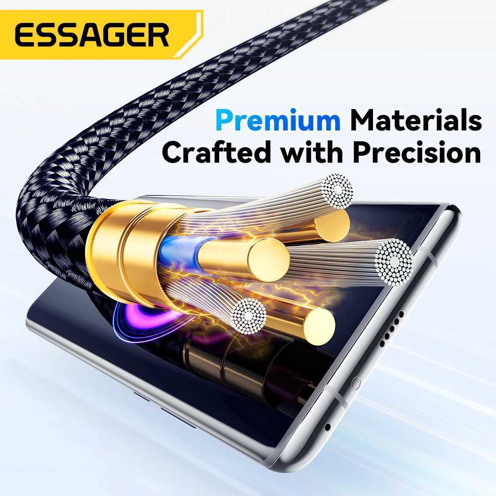 Essager 120W USB A to Type C Cable PD er Flash Charging 6A For iPhone 16 pro 14Pro X6 with LED Digital Display C251203