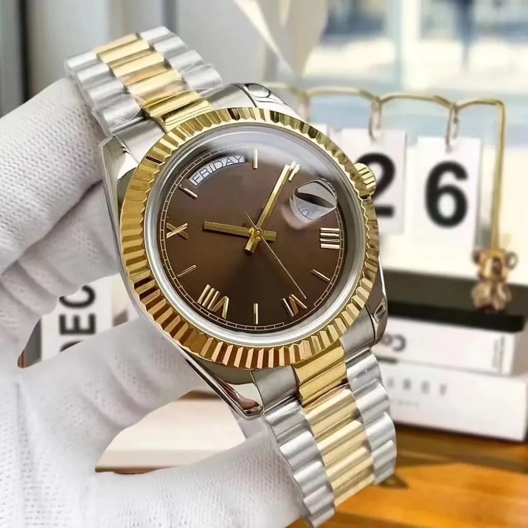 Quality Watch 2025 mens watch 41mm 2813 Automatic Movement Week Display Waterproof 316 Stainless steel Date Display Watch menwatch designer