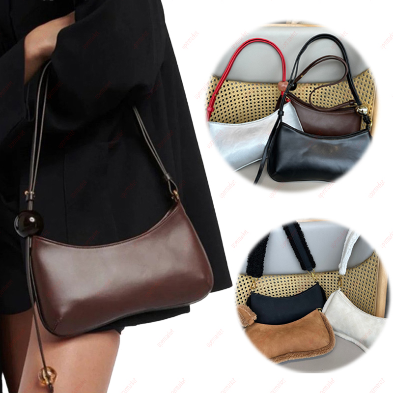 designer luxurys sac shoulder bags womens plain handbag underarm wallets beaded soft leather clutch crossbody bag Linen small tote evening Baguette letter purse