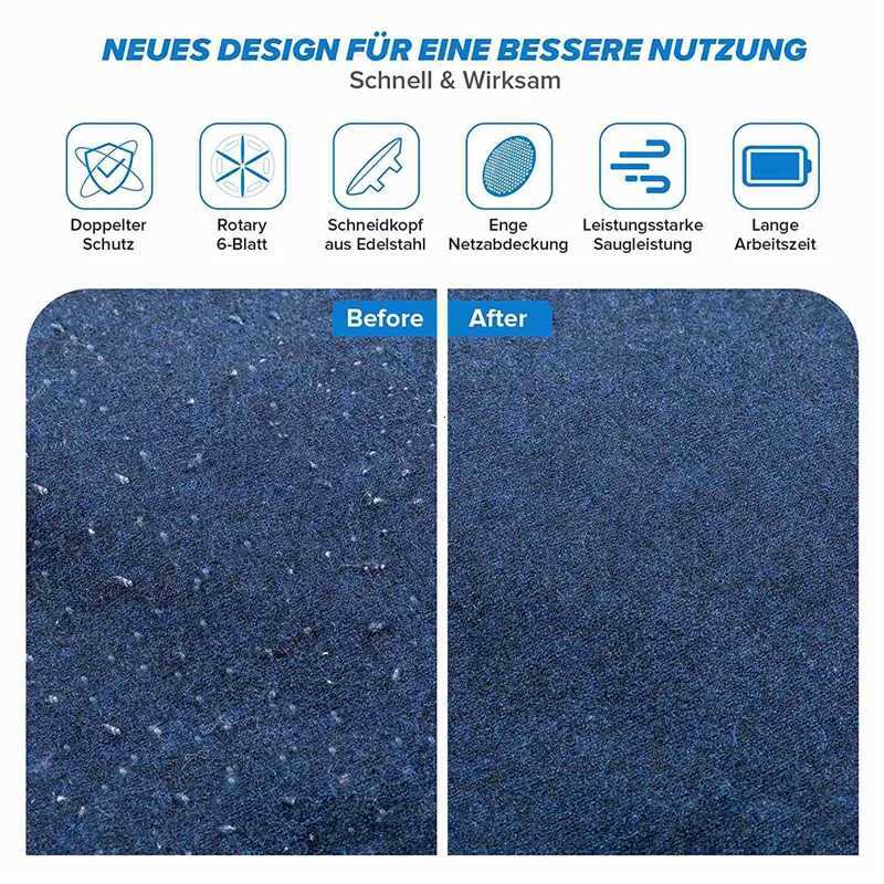 A20M 2X Electric Lint Shaver USB Rechargeable Lint Remover For Different Fabrics Lint Remover Lint Cutter Perfect For Family M251203 - view 4