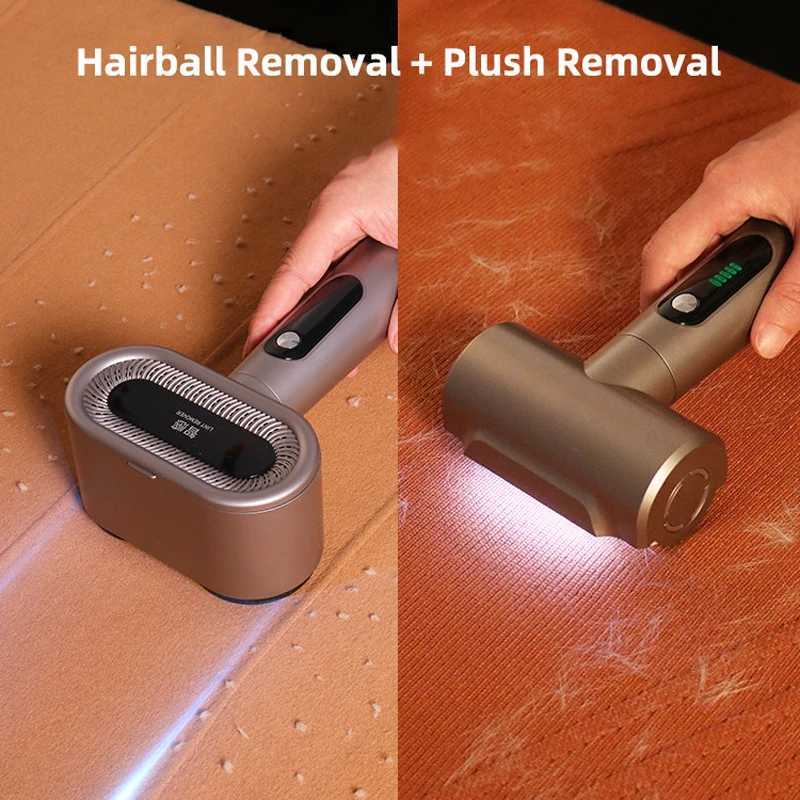 2400mAh Hairball Trimmer Lint Remover Spool Machine with LED Lighting Double Head Electric Lint Remover with Sticky Hair Roller M251203 - view 3
