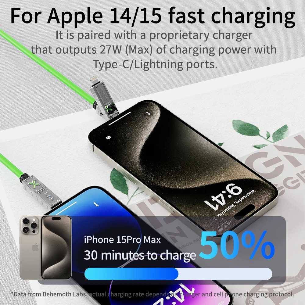 240W 4-in-1 er Fast Charging Data Cable USB-C To Type-C Zinc Alloy Cable for Iphone Mti Port Charging Cable C251203