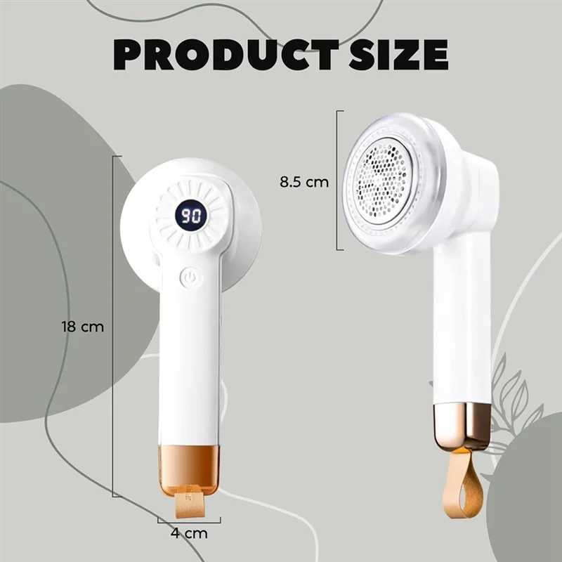 A40Z-Remover For Clothes - With Digital Display Screen Spare Shaving Heads Electric Lint Remover Fabric Shaver For Clothes M251203 - view 7