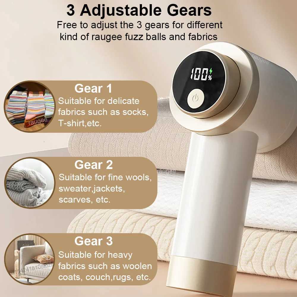 Electric Lint Remover Rechargable Cloth Pellet Fluff Remover Fabric Shaver Portable Sweater Hair Ball Lint Trimmer Fuzz Remover M251203 - view 5