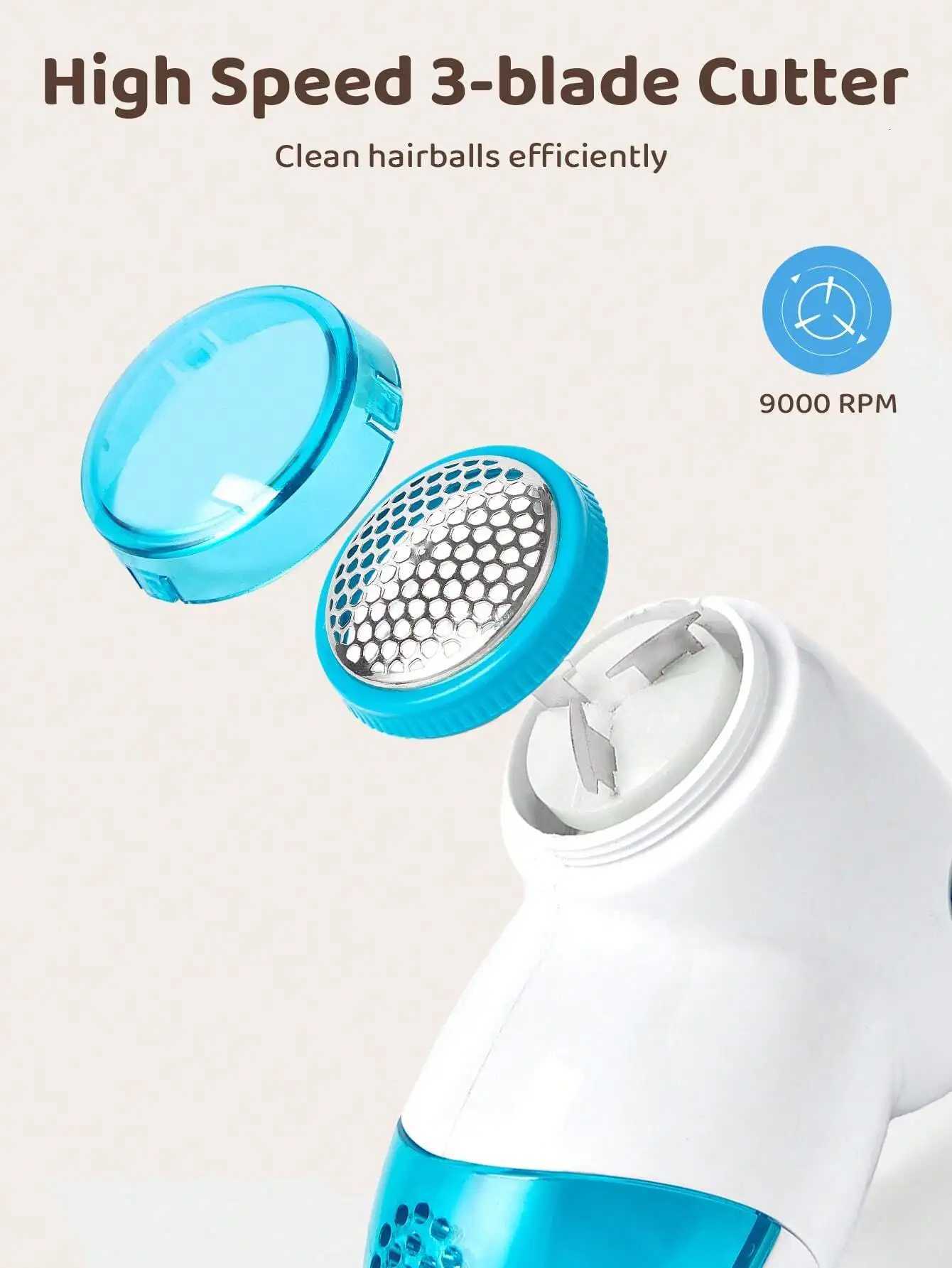 Fabric Shaver Lint Remover Clothes Mini Portable Defuzzer Fuzz Balls Pills Bobbles Carpet Couch M251203 - view 4