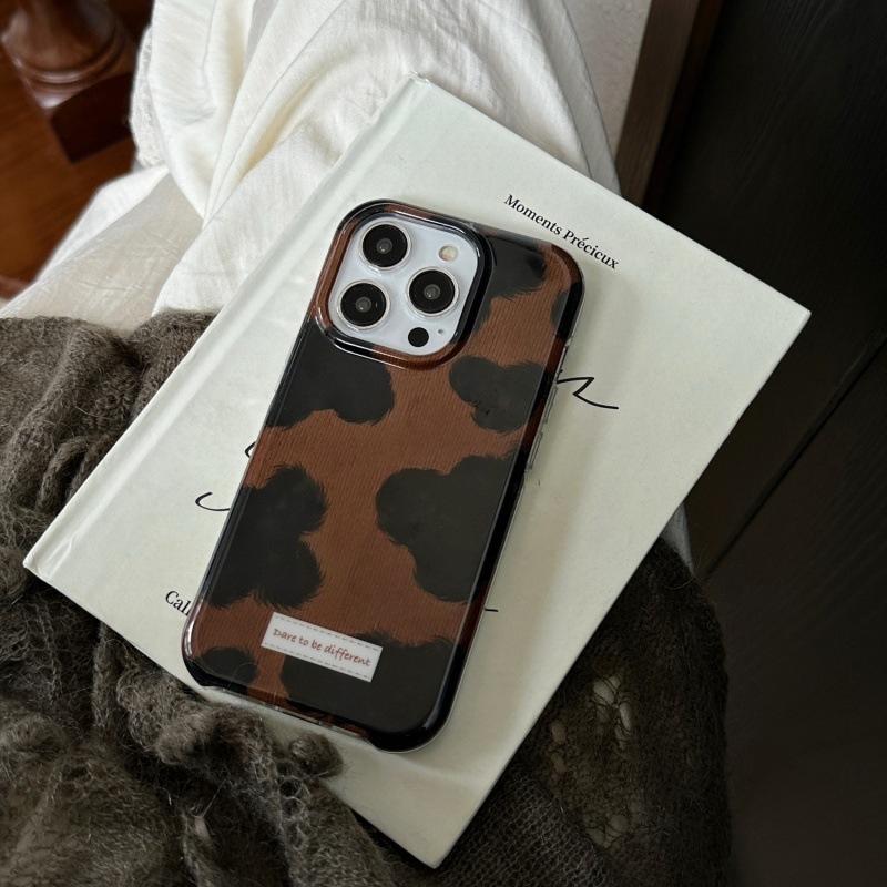 Leopard Print Phone Case Compatible With iPhone 17/16 Pro Max INS Niche Style Apple 15/14 Pro For Women