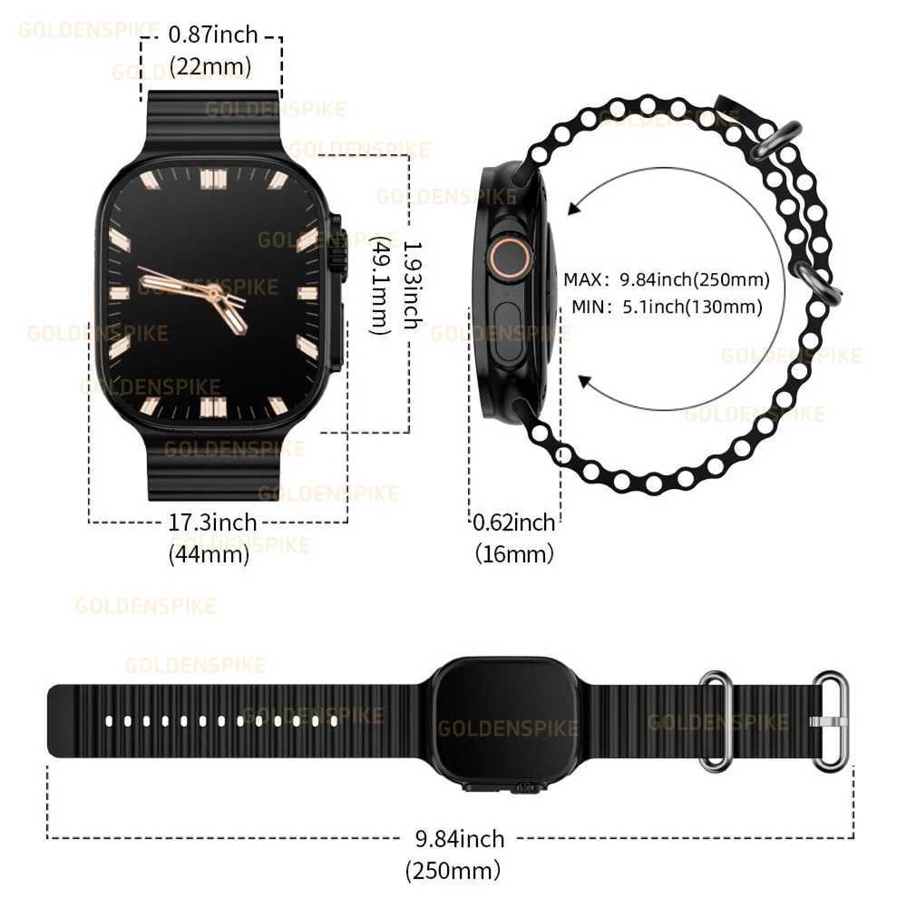 JC02 Pro 5G Smartwatch 229inch Amoled Curved Display S10 tra 3 Smart Watch With Rotary Camera GPS WIFI NFC Cpass Video Call C251203