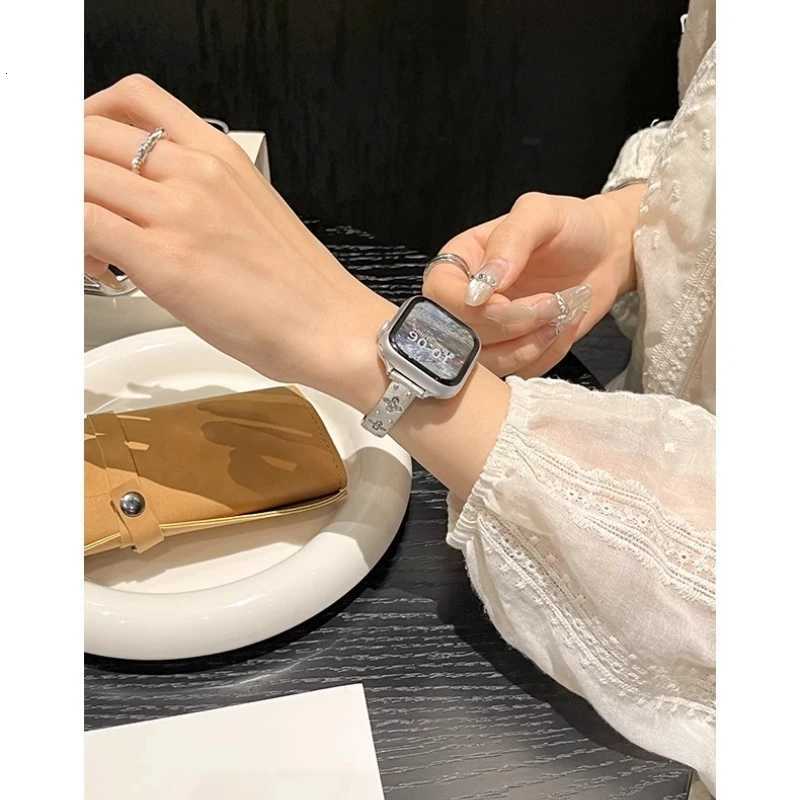 Slim Women Bracelet For Apple Watch 10 9 8 7 6 5 4 se Ultra2 49mm Stainless Steel Strap For iWatch Band 42mm 46 38 40 41 45 44mm Z251203