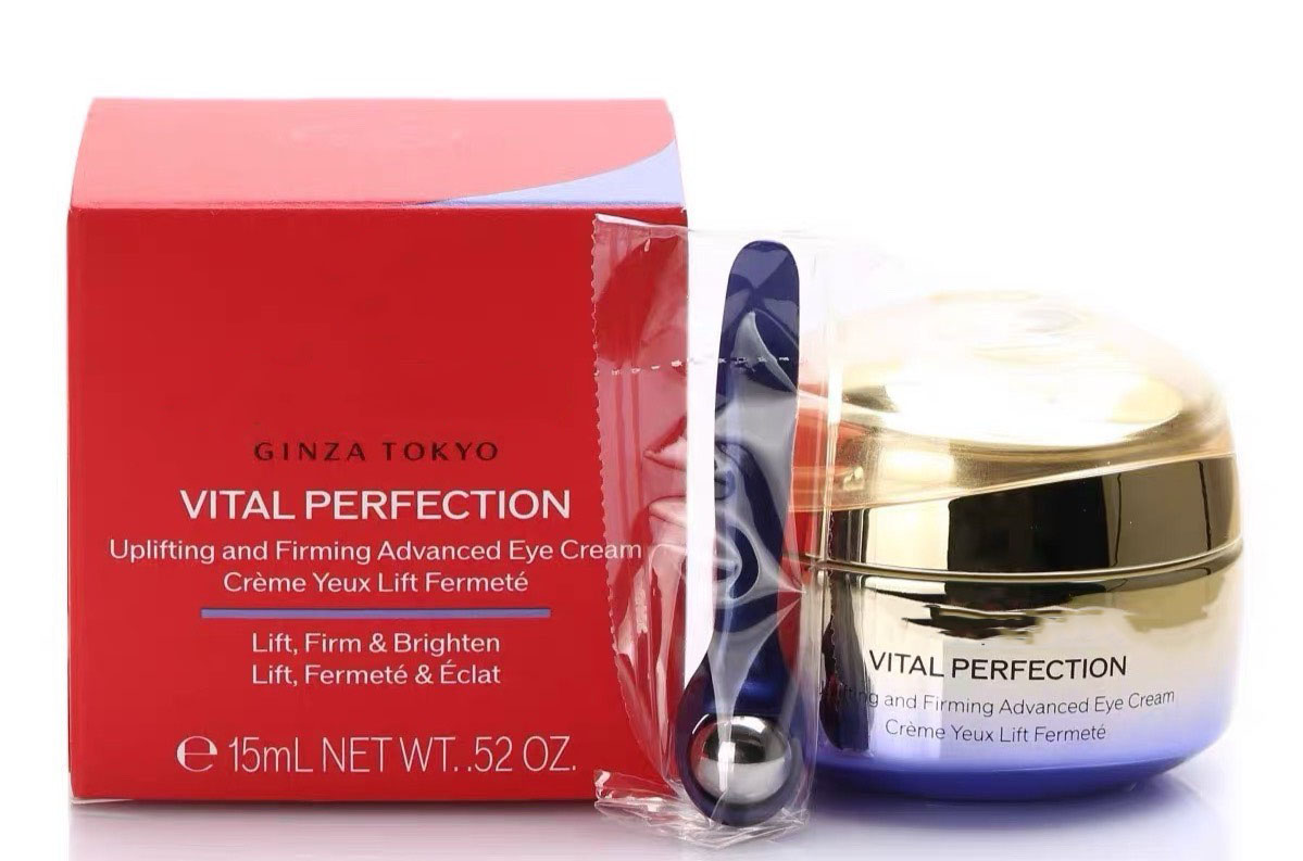 Japan Brand Vital Perfection Uplifting And Firming Advanced Eye Cream 15ml Creme Yeux Lift Fermete Lift Firm & Brighten Nourishing Eye Care For Daily Use