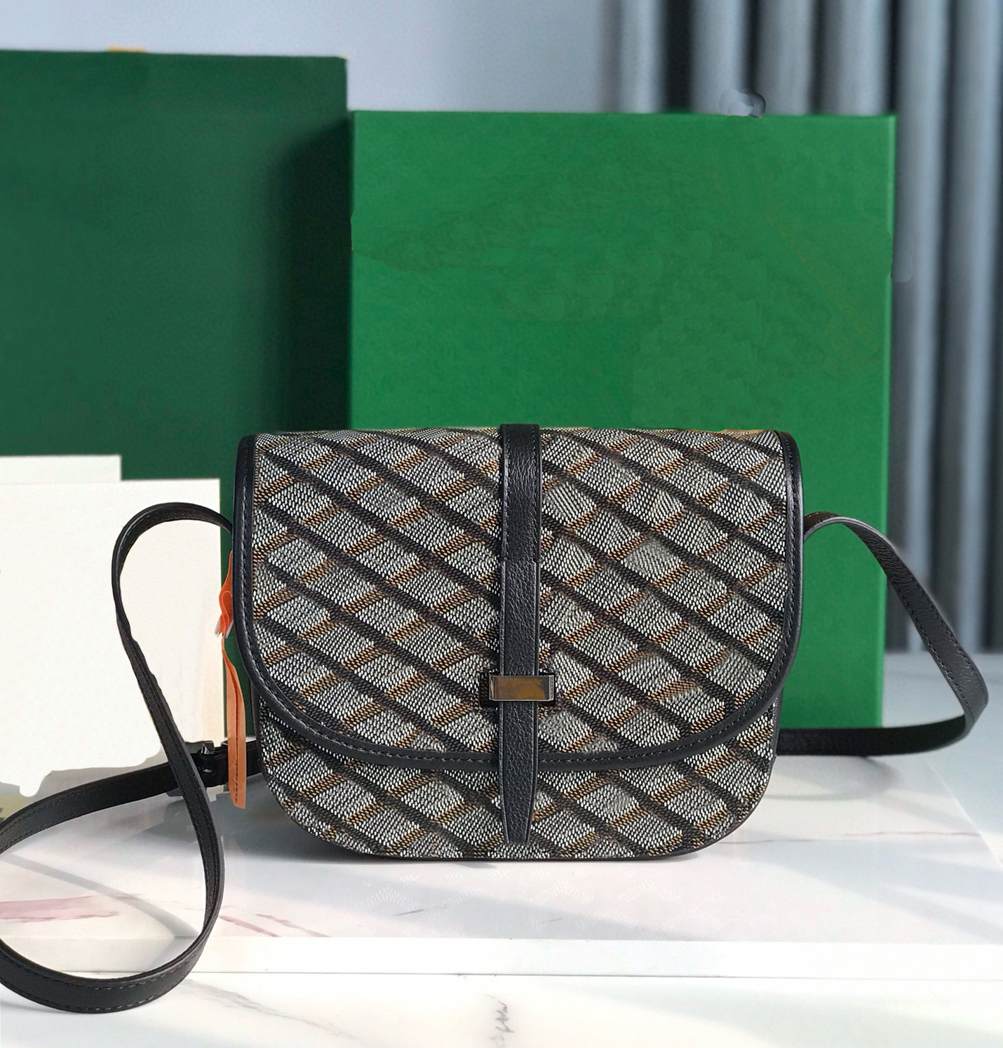 Top women's men's shoulder bag designer bag wallet crossbody bag classic square handbag real leather bag