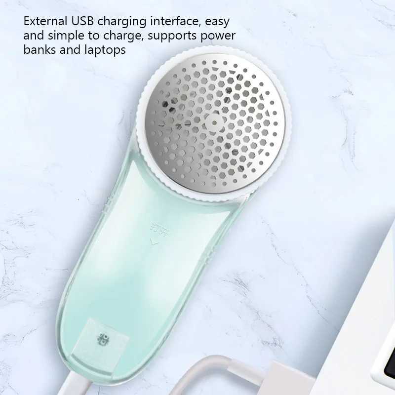 Household Clothes Shaver Fabric Lint Remover Fuzz Portable Fur Ball Trimmer USB Electric Fluff Shaver Pellet Remover with Brush M251203 - view 7