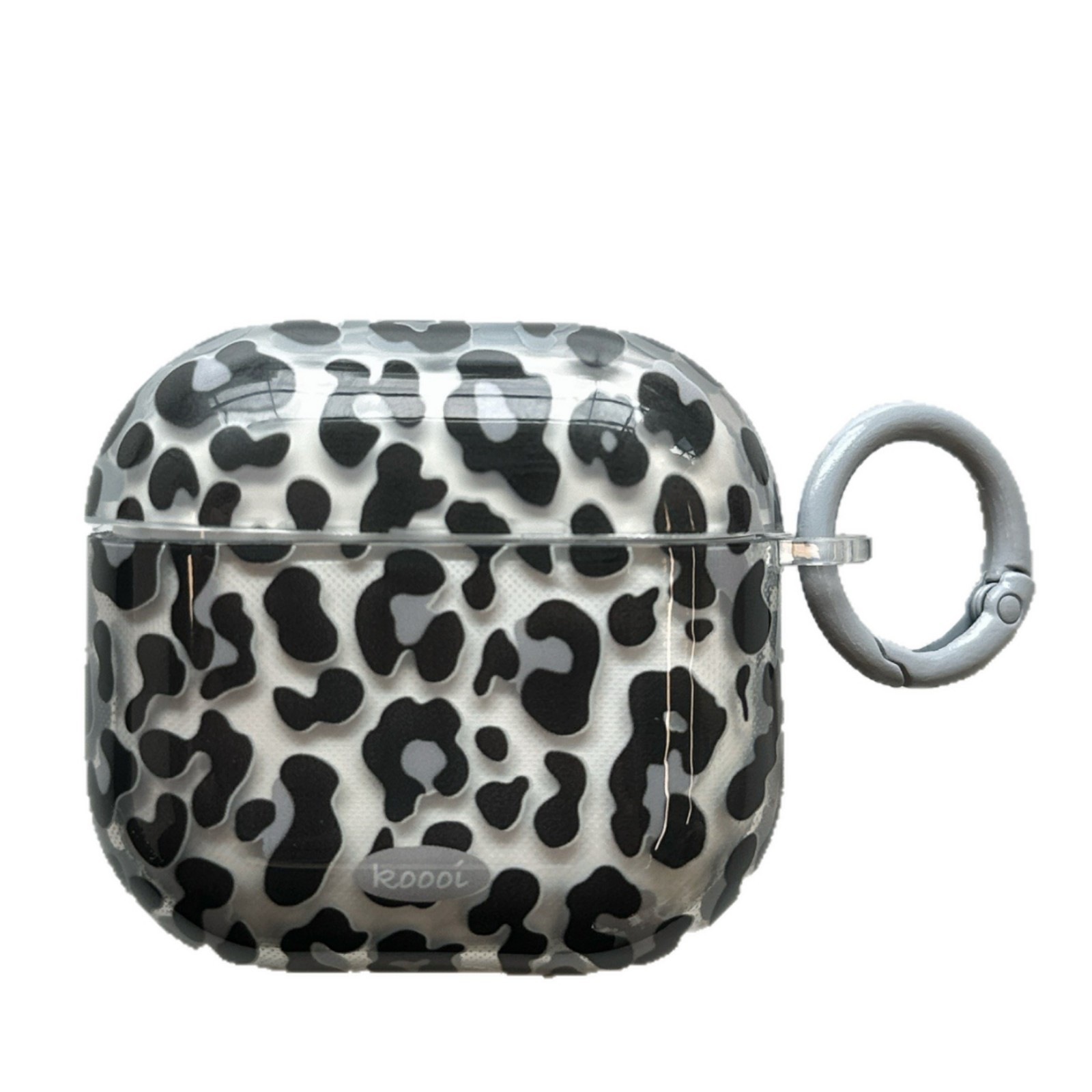 Transparent Leopard Print Compatible with AirPods Pro 3 Apple 1/2 Earphone Bluetooth 4th Generation Protective Case for Women