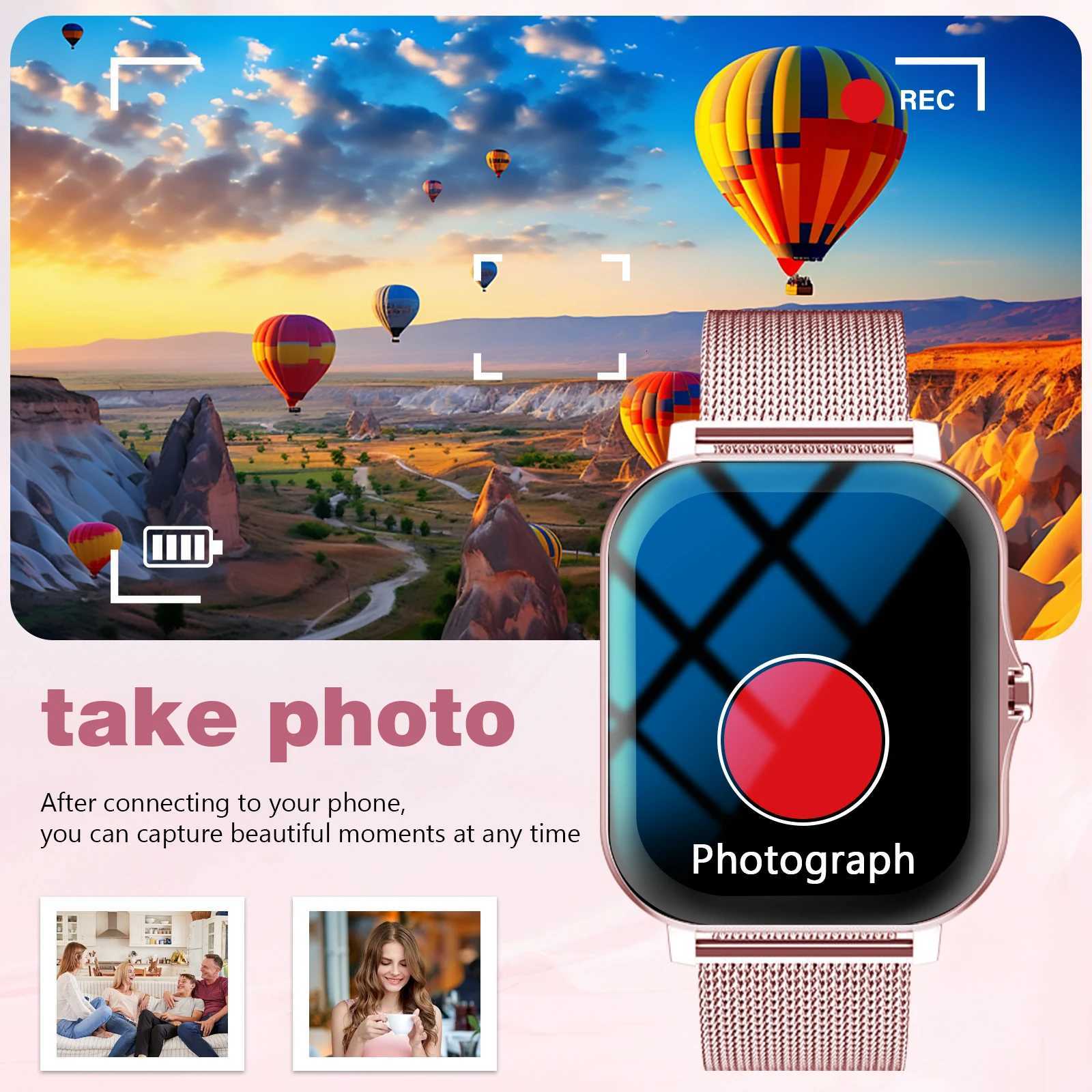 183 Dual-Strap Smart Watch HD Display Wireless Calls Cust Wallpapers Android/iOS Cpatible Fitness rts Music Con C251203