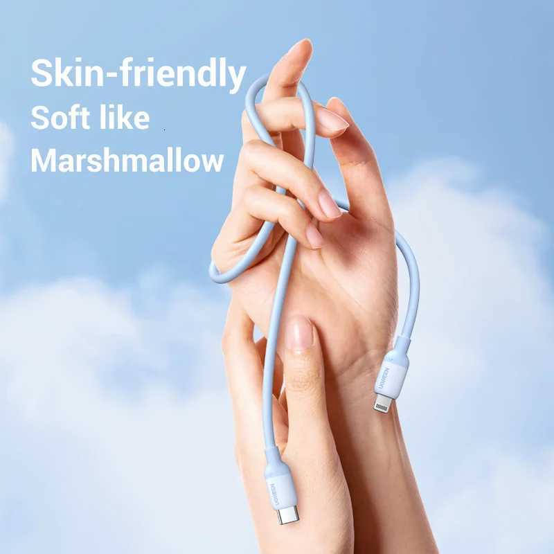 UGREEN MFi Silicone USB C to Lightning Cable 20W PD for iPhone 14 13 12 Pro Max Fast Charging for Phone Type C Cable C251203