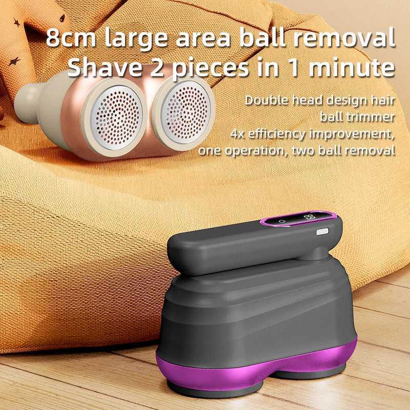2025 Double-headed Electric Lint Remover Fabric Shaver Portable Clothes Fluff Pellet Remover For Clothing Fur USB Ball Trimmer M251203 - view 3