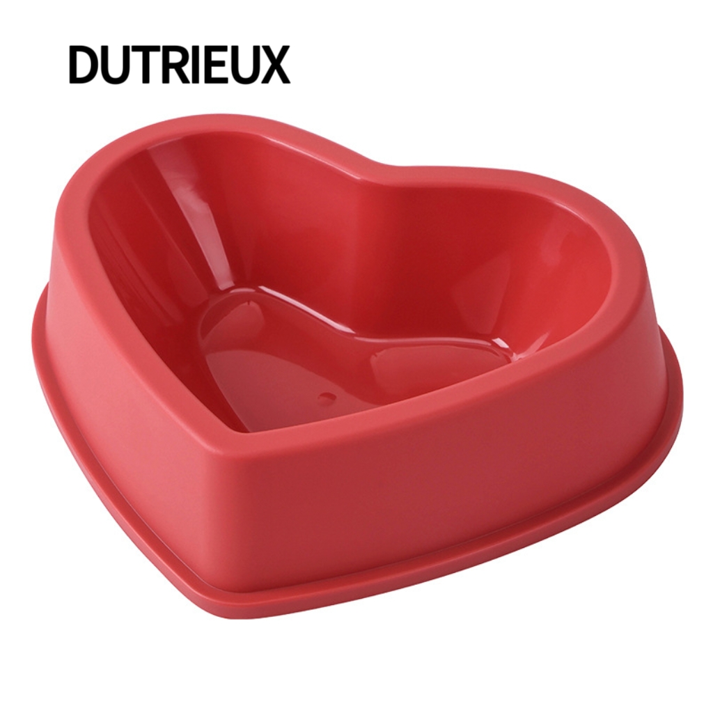 H1700 Economical double plastic pet bowl, large size, non-slip, easy to clean, and lightweight.