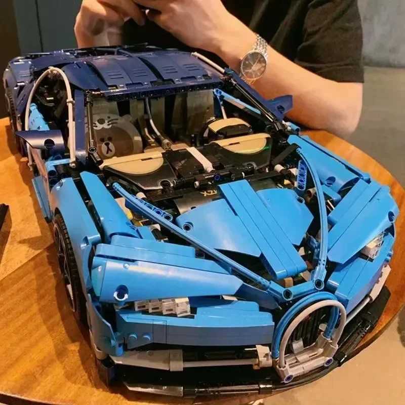 Supercar Sportcar Racecar Bricks Model Technology 42083 Building Blocks Birthday Christmas Gifts for Children DIY Car C251203
