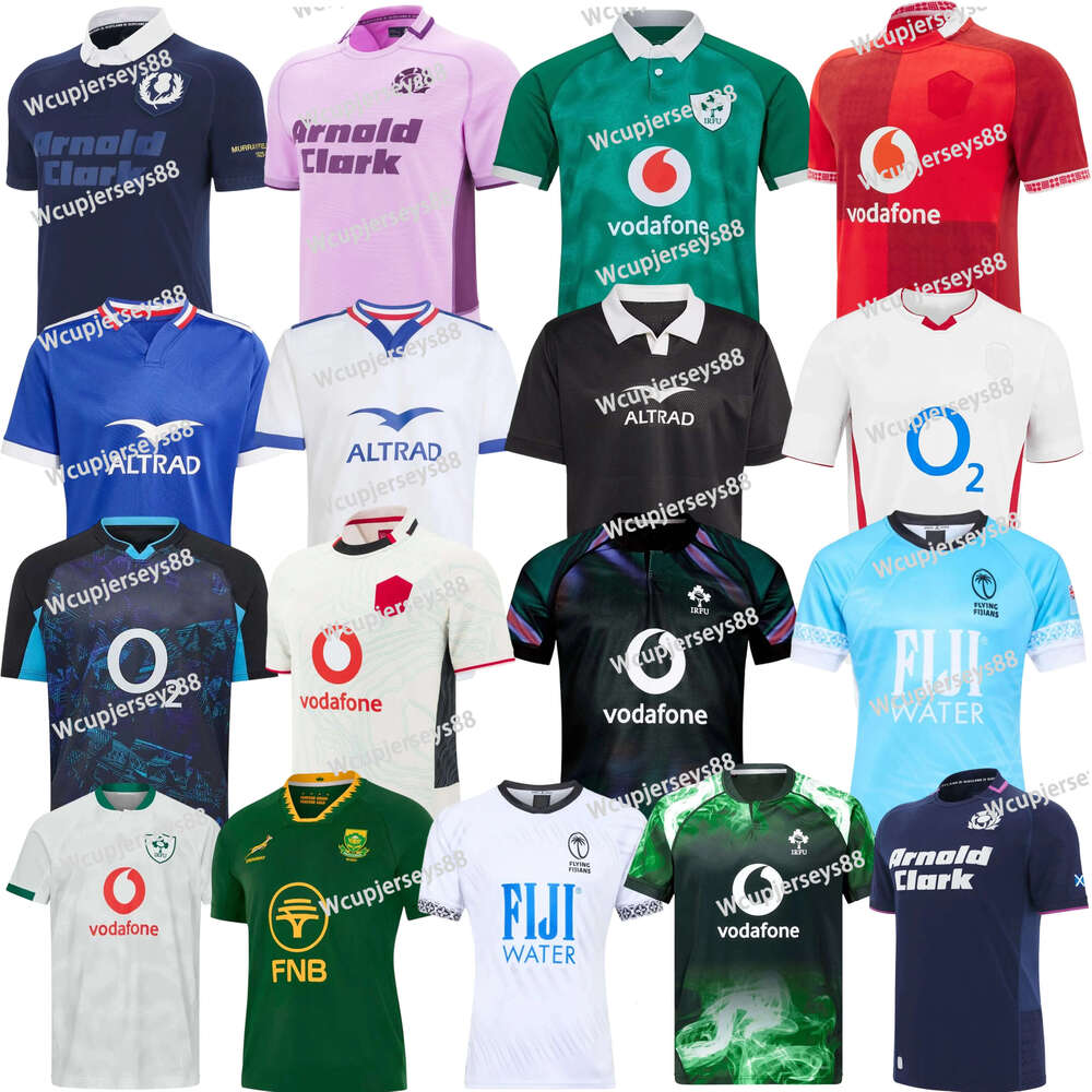 2025 2026 ScotlandD WelshH National Team Rugby Jersey 25 26 IrelandD Scottishh Murrayfield FIJI NZ Australia South Home Away Waless Frence Rugby Shirt Size S-5XL