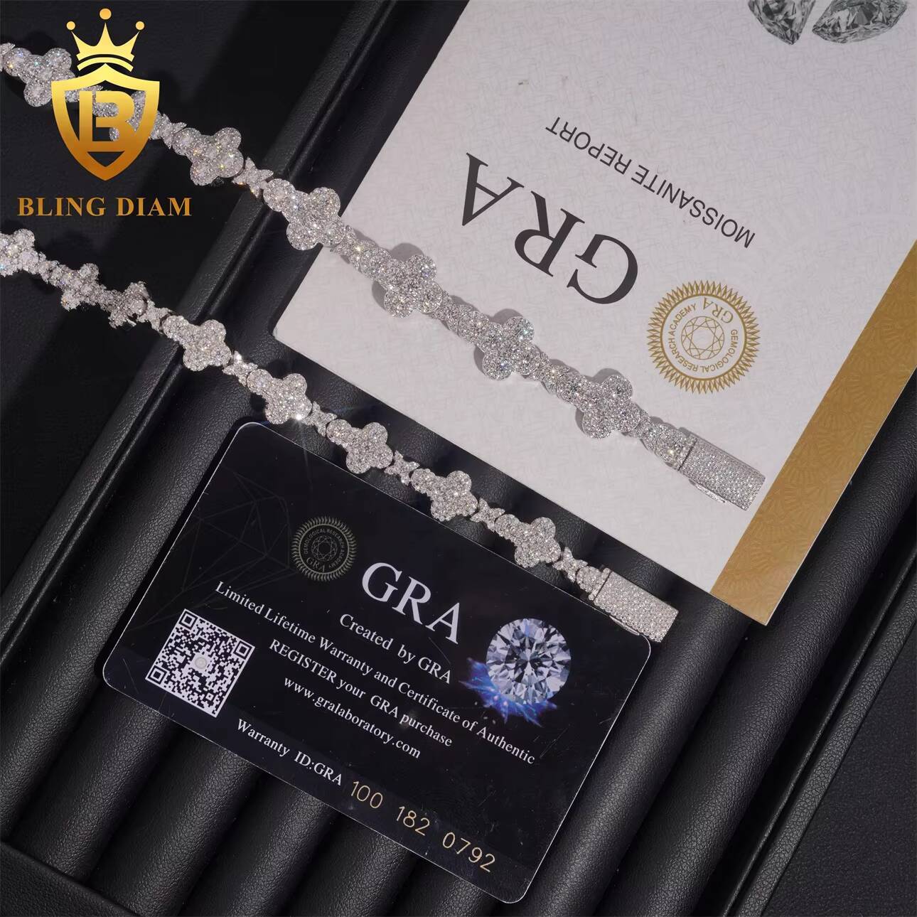 Moissanite Cuban 10mm 13mm 925 Sterling Silver Iced Out VVS Moissanite Hip Hop Jewelry Miami Cuban Link Bracelet