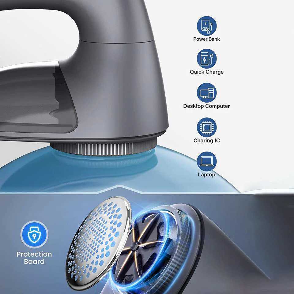 Rechargeable Electric Clothes Lint Remover Fabric Shaver Ball Removing Device Portable Fuzz Pet Hair Roller Hair Manual Cleaner M251203 - view 6
