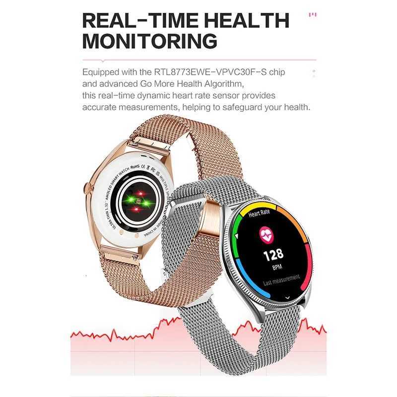 VALDUS VL60 Pro AMOLED Smartwatch Wen Men Call IP68 Waterproof 3D Menu Rate Step Fitness Sports Smart Watch C251203