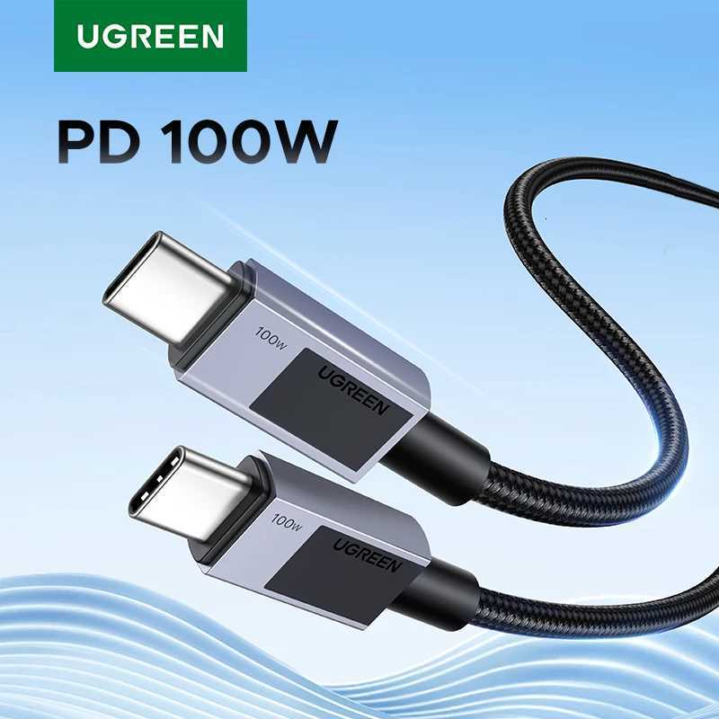 UGREEN USB Type C Cable PD100W Fast Charging Cable for iPhone 17 16 15 S25 USB C to USB C Cable for Book iPad C251203