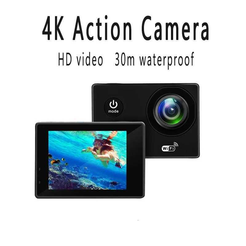 Action Camera tra HD 4K/30fps WiFi 20-inch 170D Underwater Waterproof Video Recording Cameras Sport Cam Y251203