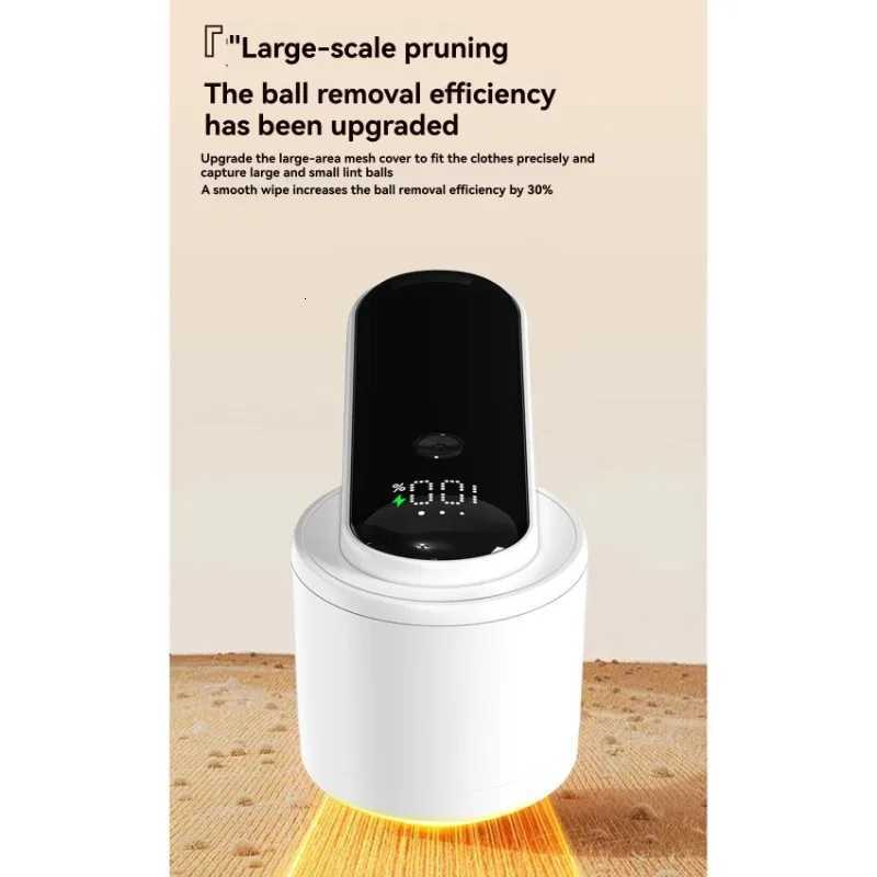 LITE-White Fabric Shaver 2025 New Rechargeable With Digital Display-Powerful Electric Lint Remover For Clothes M251203 - view 6