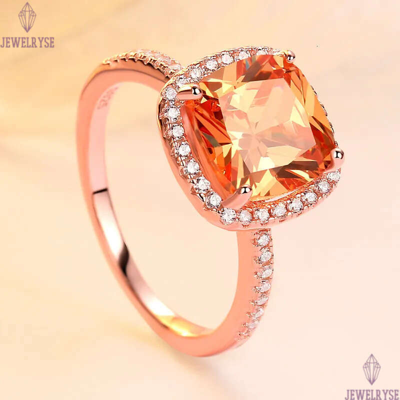3.5ct diamond rose gold ring designer for woman wed luxury 925 sterling silver full 5A zirconia engagement wedding rings anniversary jewelry women gif
