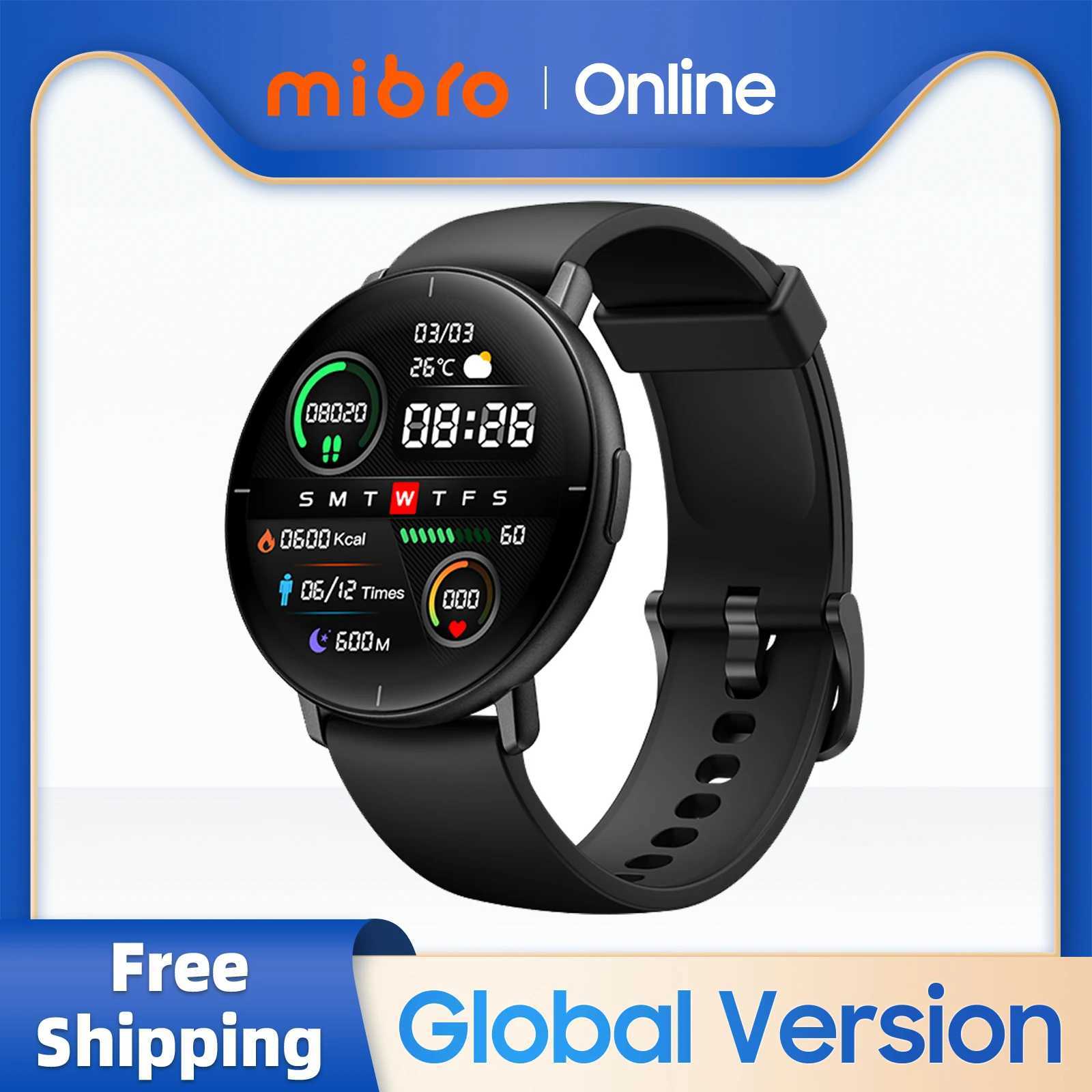 Mibro Lite Smartwatch Global Version 13Inch AMOLED HD Display IP68 Waterproof App Control Fitness Monitoring Watch C251203