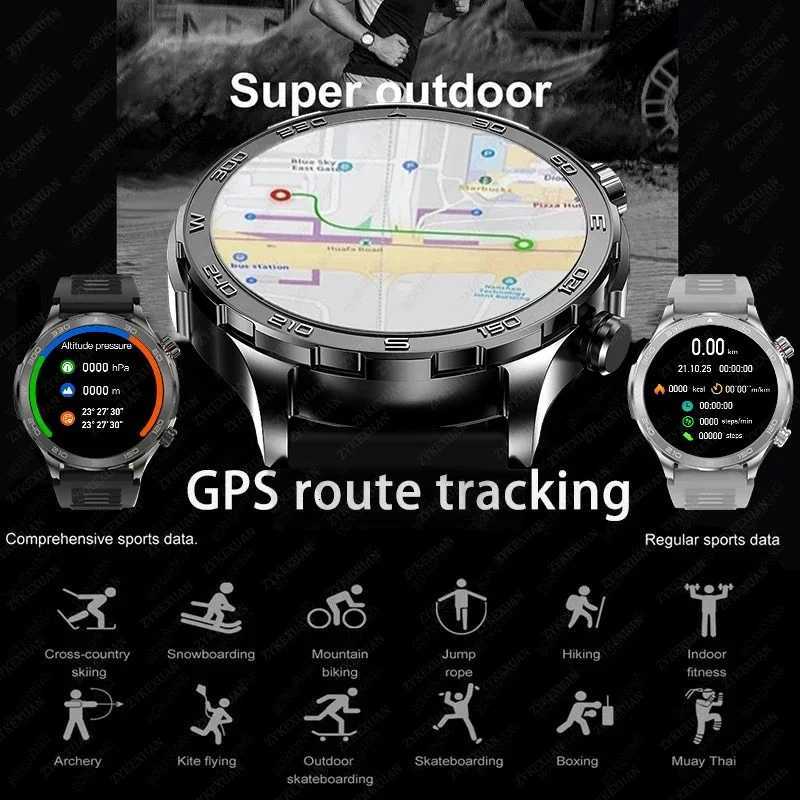 2025 New Call Smart Watch Men For AMOLED HD Large Sn Rate NFC IP68 Waterproof GPS Sports Smart Watch C251203