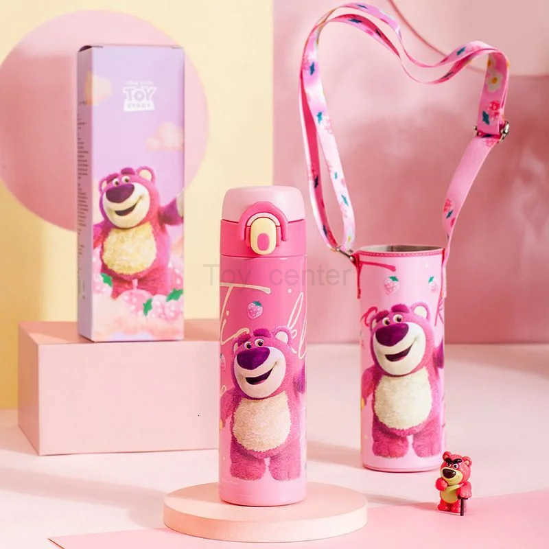 Disney New Series Cute Buzz Lightyear Student Simple Trend Cartoon Anime Pattern Portable Storage Large Capacity Thermos Mug H251203