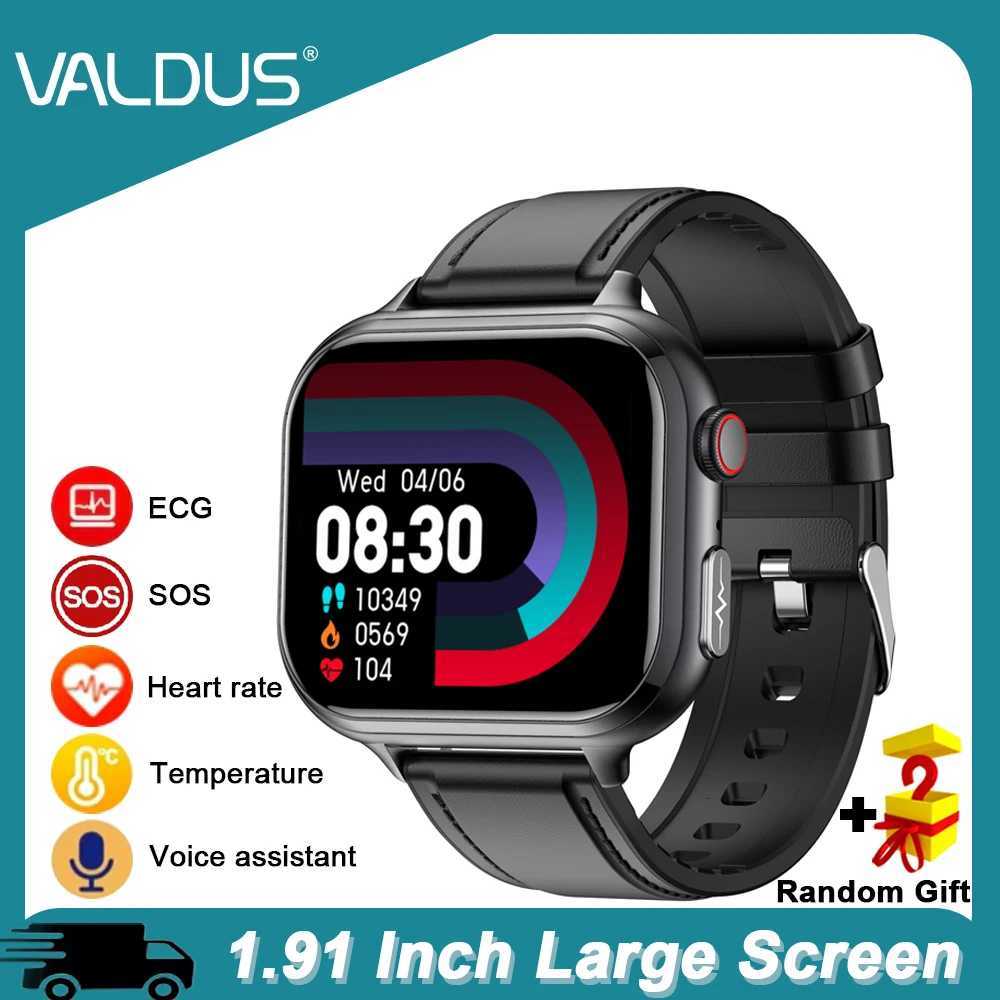 VALDUS VE31 PRO Smartwatch For Man Wan SOS Fitness Call Rate Long Battery Life Waterproof 2025 ECG Smart Watch C251203