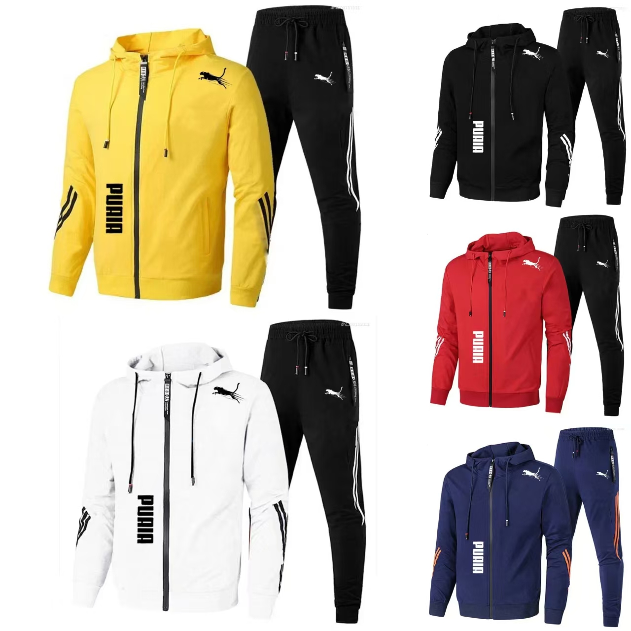 Men's Tracksuits Spring Autumn Designer Tracksuit Set Long Sleeve Hoodie And Joggers 2-Piece Fitness Running Sportswear Casual Clothing