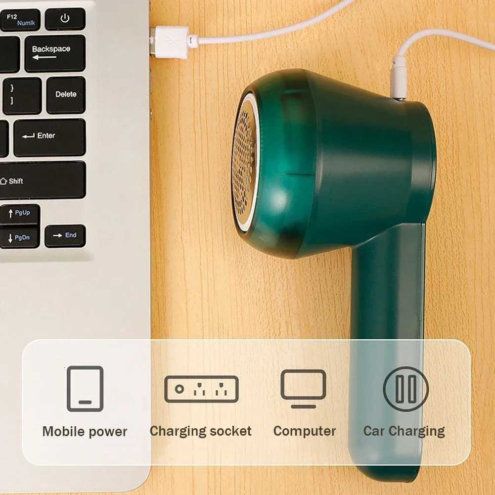Electric Pellets Lint Remover Portable Sweater Shaver Defuzzer 6-Leaf Blades Pilling Fuzz Remover for Home TravelHome Supplies M251203 - view 5