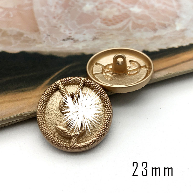 Y brand Metal button Golden Silver Luxury Desginer Sewing Buttons for Clothing Coat Decorate DIY Crafts Supplies Classic LFY